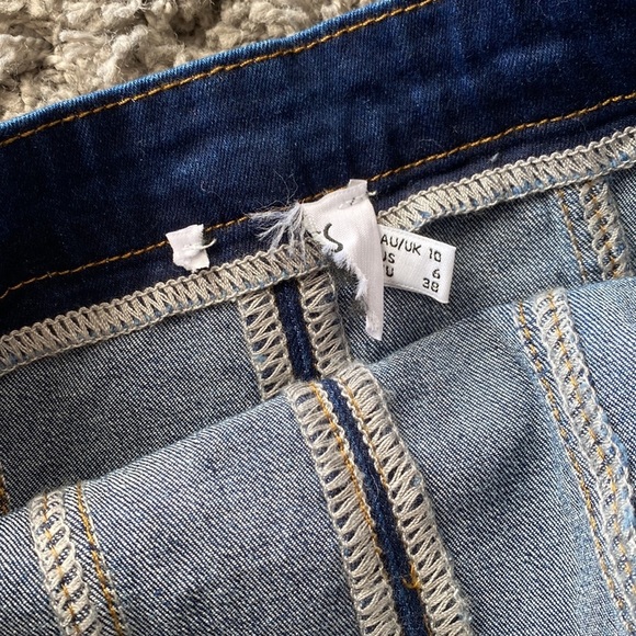 Princess Polly NWOT HOUSER MINI STRAPLESS DRESS DARK DENIM Size 6 - Picture 7 of 15